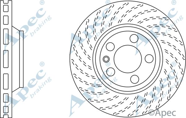 APEC BRAKING Тормозной диск DSK2310